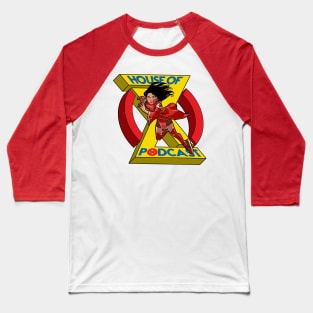 The Red Queen of X Logo 1 Baseball T-Shirt